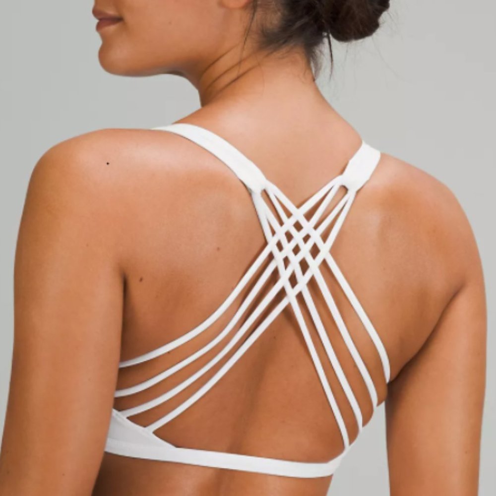 Lululemon Free to Be Wild Bra - White - Light Support